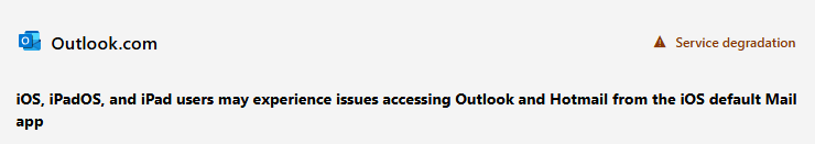 Issues logging into microsoft chat and adding hotmail on my iphone ...