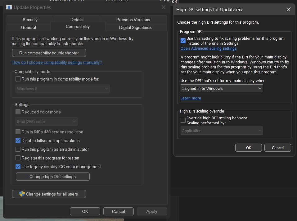 Issues with colour fringing on secondary monitor when not primary ...