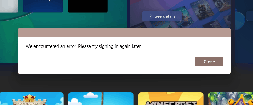 Windows 11 - Trouble trying to sign into Microsoft Store and Xbox ...
