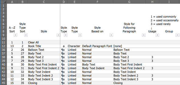 List of Word Styles and their intended specific purposes - Microsoft Q&A