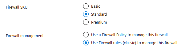 I can't see an option to change firewall rules under setting in ...
