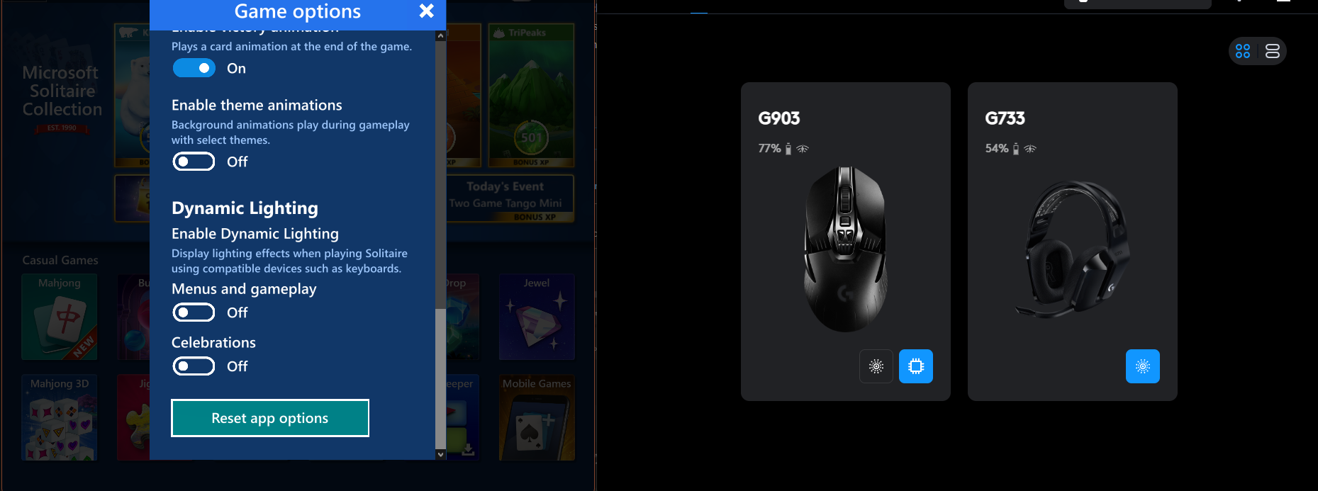 Microsoft Solitaire Re-Enables Dynamic Lighting - Microsoft Q&A