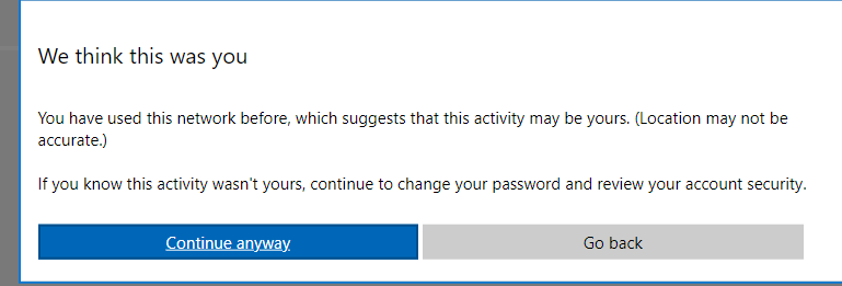 See when and where you've used your account - why is my IP address ...