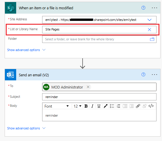 How to subscribe to sharepoint site/page changes? - Microsoft Q&A