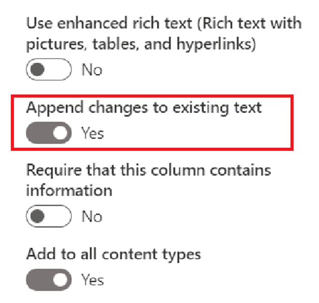 Sharepoint List using Multiline Text Field as Comment Column ...