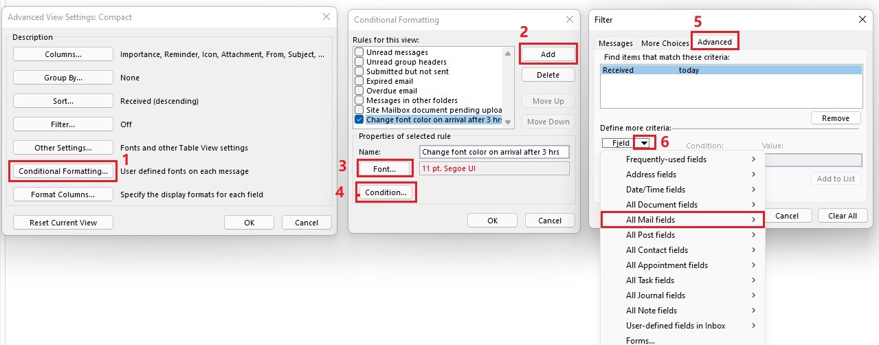Incoming outlook email color change - Microsoft Q&A