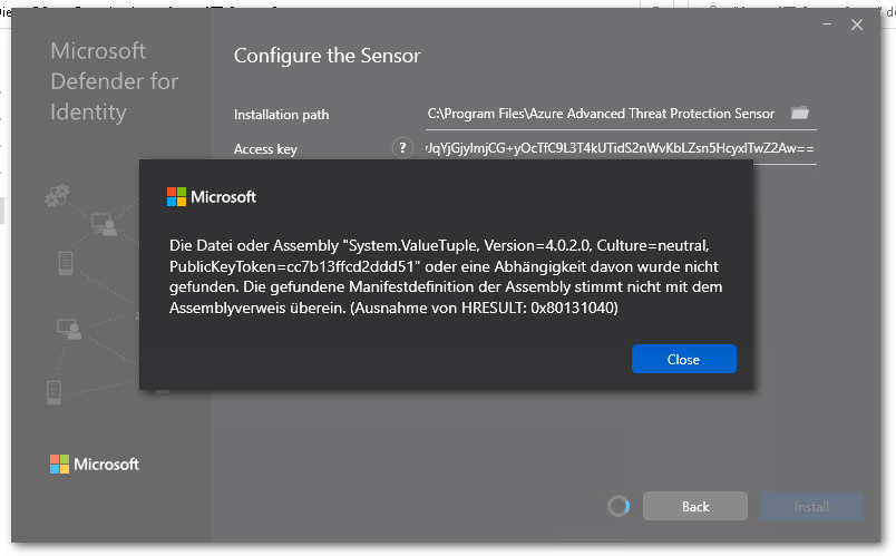 AzureATPSensor_Installation_Failure