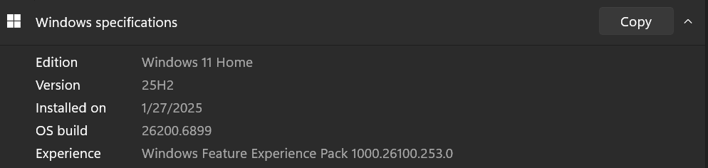 MrLink Problems 3 - Windows Specs