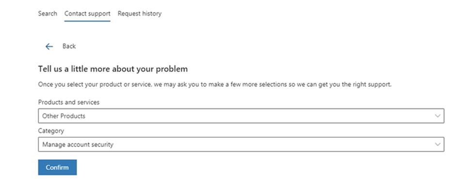 microsoft account email forgot