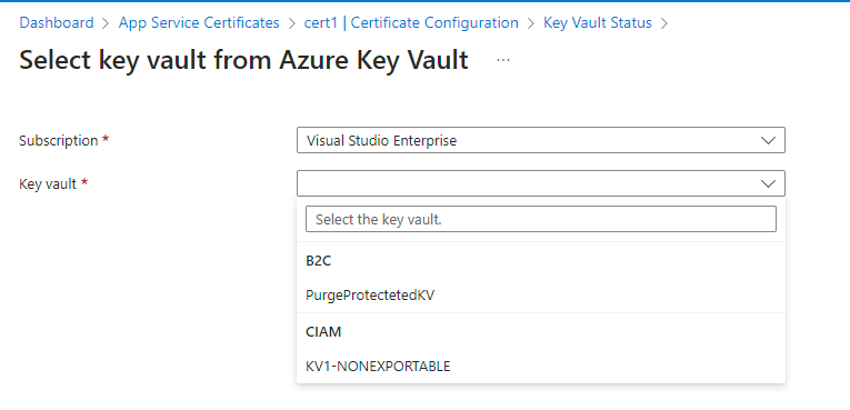 How can I configure Key Vault with Wildcard certificate to auto renew ...