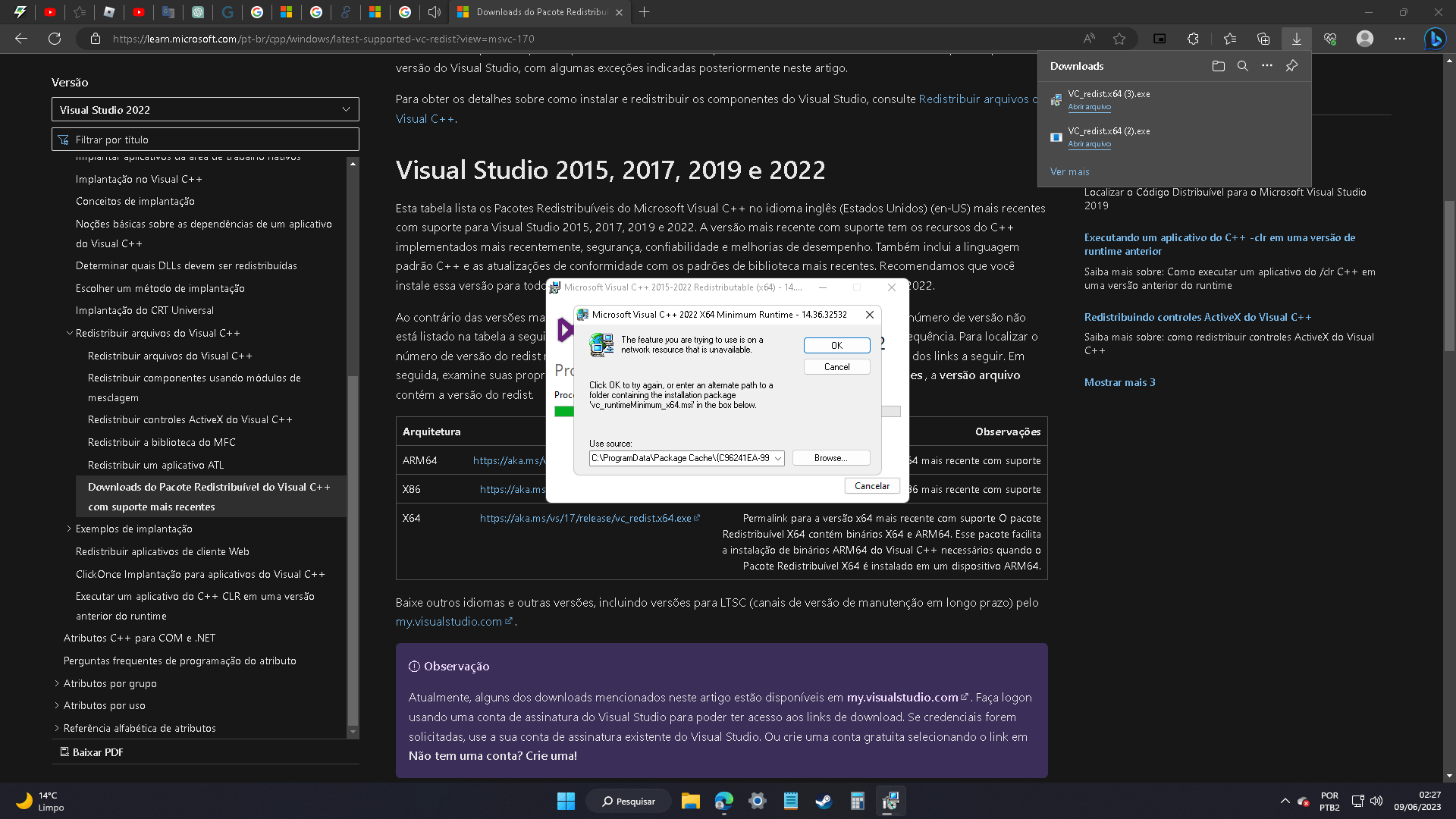NÃO CONSIGO INSTALAR O 