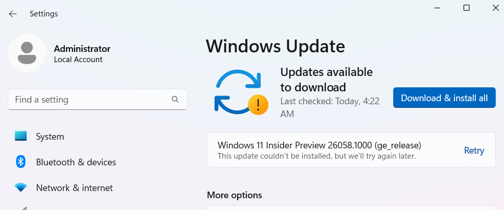 Build is not installing - Microsoft Q&A