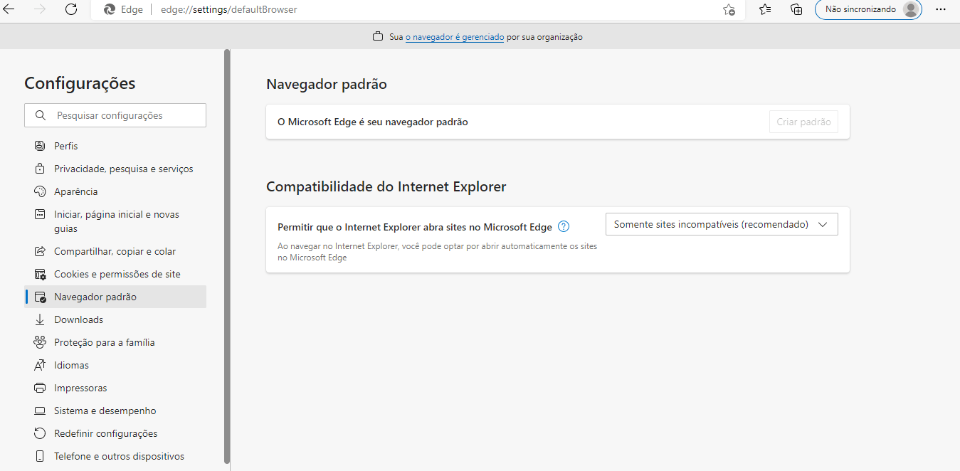 Modo de compatibilidade Edge - Microsoft Q&A