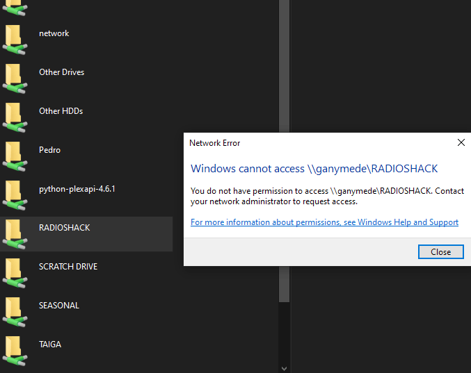 Shared folder denying access, despite making sure that everyone has ...