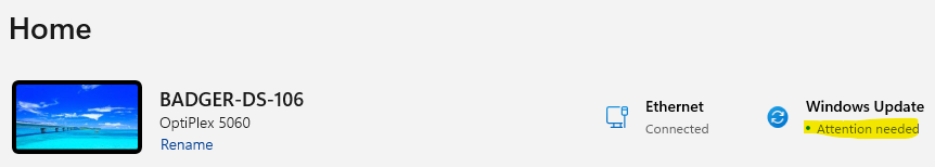 Trying to hide extensions in file explorer & issue with Windows update ...