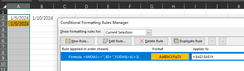 Question on Conditional Formatting - Microsoft Q&A
