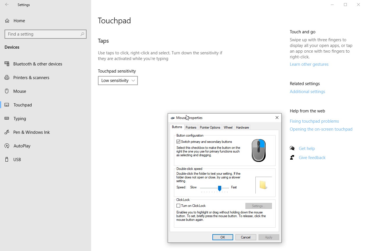 Disable touchpad when external mouse connected - HP Envy - Microsoft Q&A