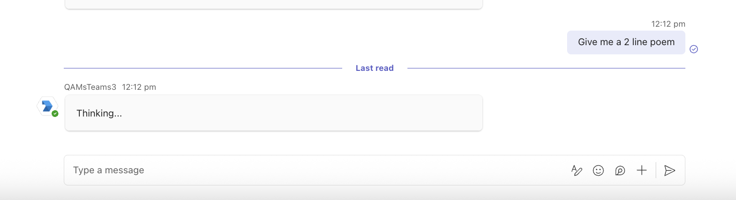 Suggested Actions do not appear when a message is updated - Microsoft Q&A