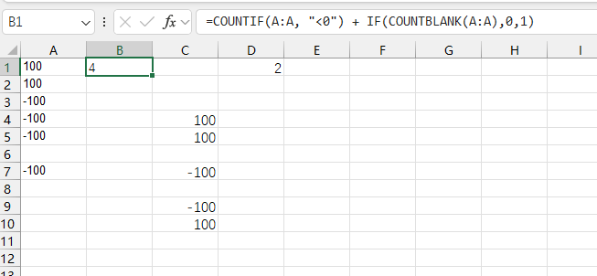 How to get streak count of negative numbers? - Microsoft Q&A
