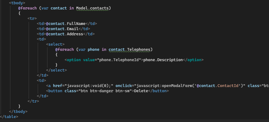 Database FK not working web app Razor Pages EF Core - Microsoft Q&A