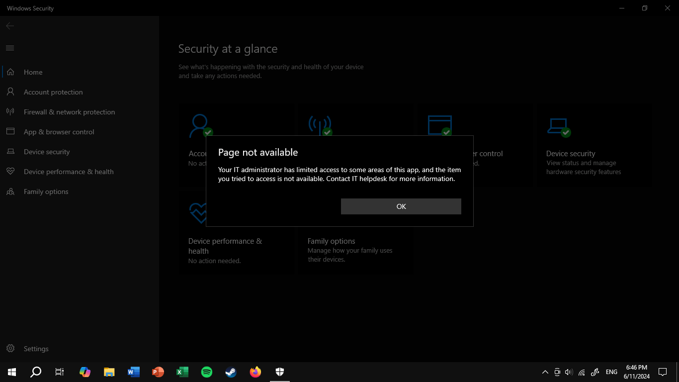 How to fix windows security 