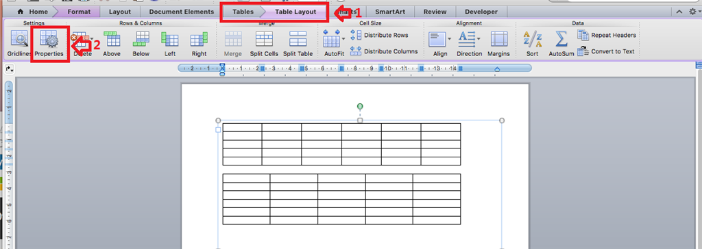 Tables within a textbox - Microsoft Q&A