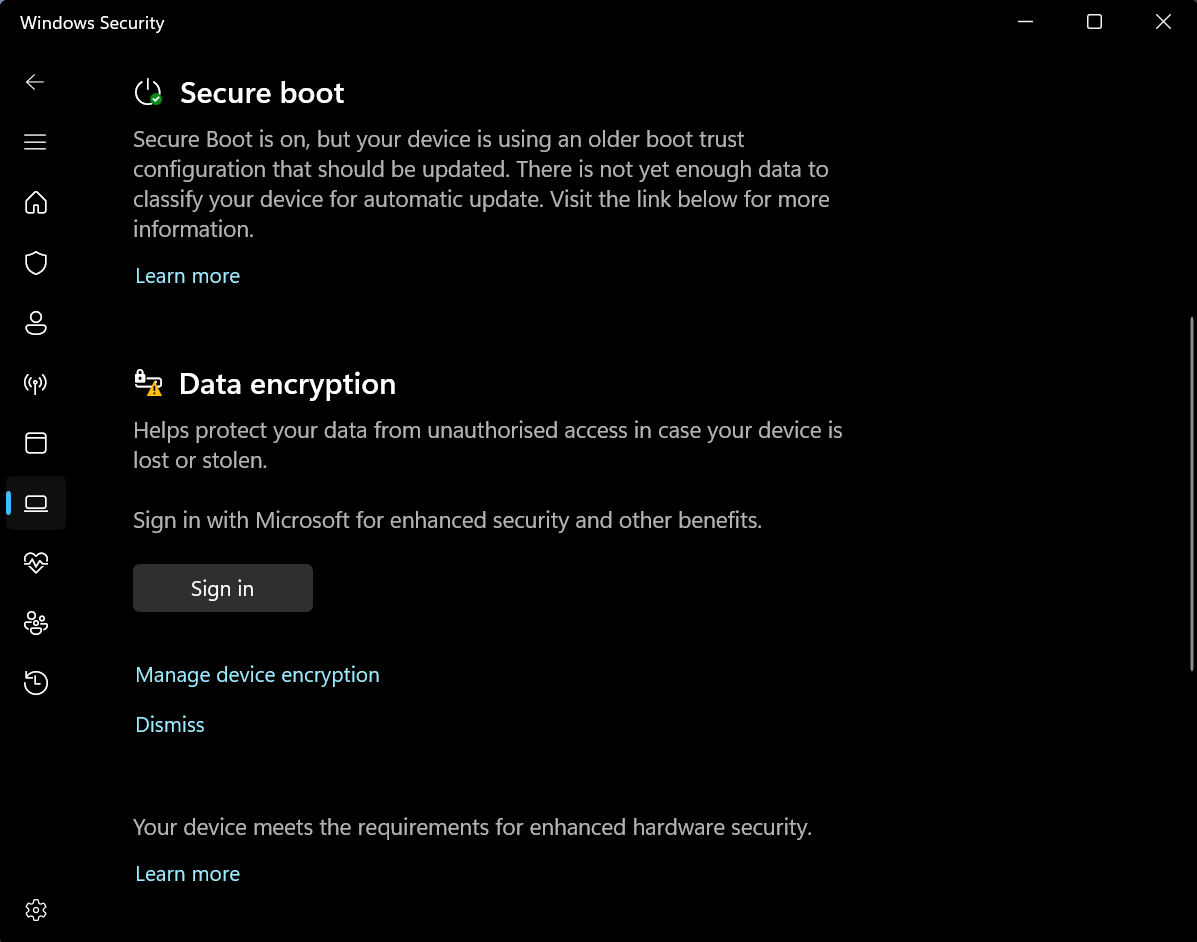 Can't login to Windows Security - Microsoft Q&A