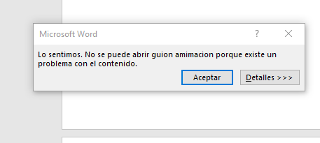 Office 2016 - Error al abrir archivos - Microsoft Q&A