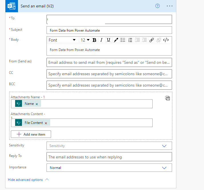 How to send an InfoPath form published on sharepoint via email in an ...