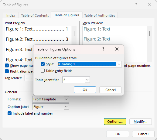 How to caption a picture with no numbering - Microsoft Q&A