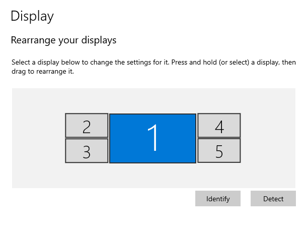 Scrolling between monitors on a 5 monitor setup - Microsoft Q&A