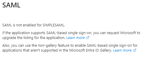 SimpleSAML - Microsoft Q&A