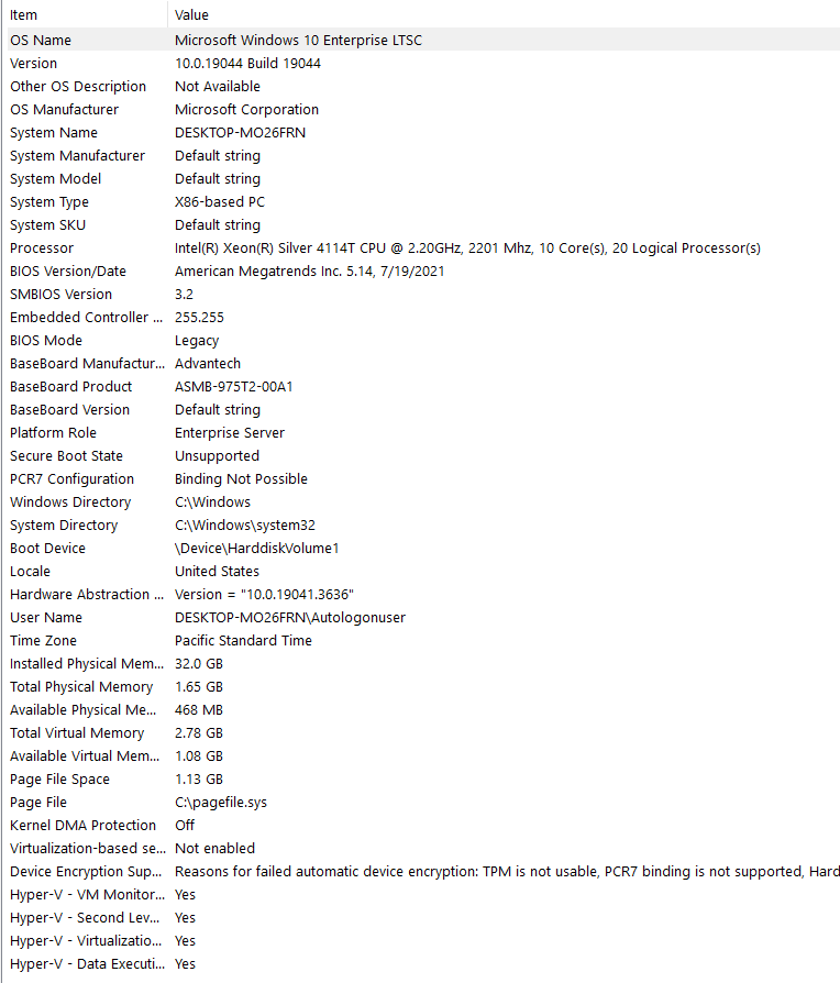 Only 1.65GB RAM usable on Windows 10 x32bit enterprise LTSC 2021 ...