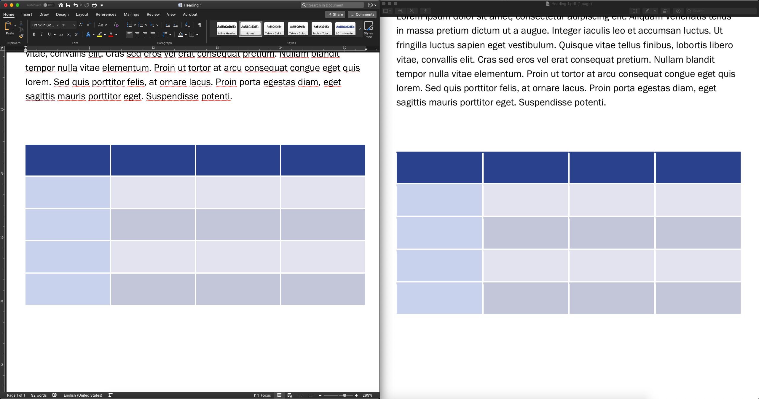 Table borders not visible or distorted in PDF exports - Microsoft Q&A