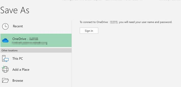 To connect To Onedrive, you will need your user name and password ...