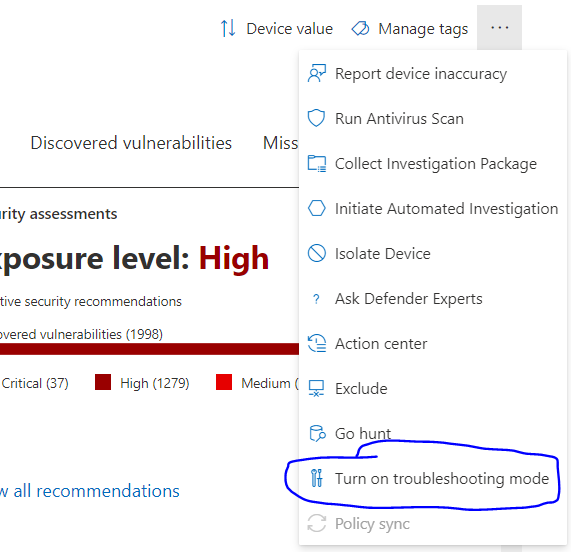 Tamper Protection on Endpoint Defender Microsoft Q&A