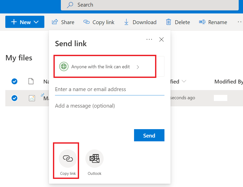 Getting a public direct link to an image file - Microsoft Q&A