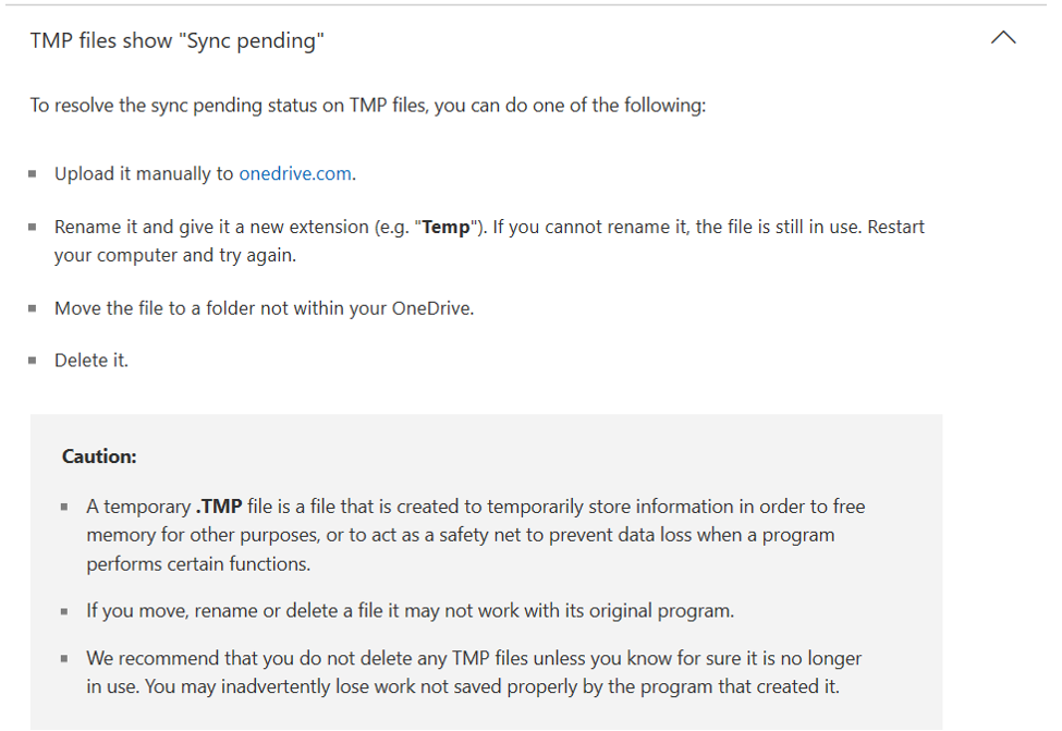 Onedrive for Business generating local tmp files causing sync issues ...
