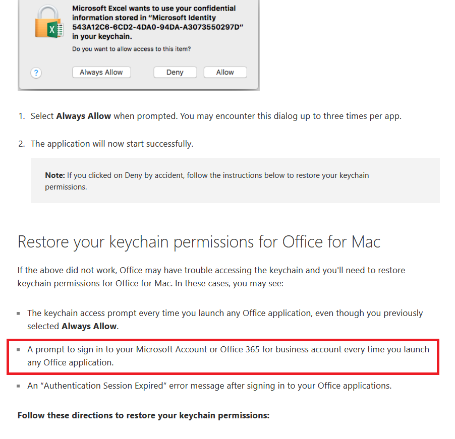 OneDrive Sign In Problem with MacBook Pro - Microsoft Q&A