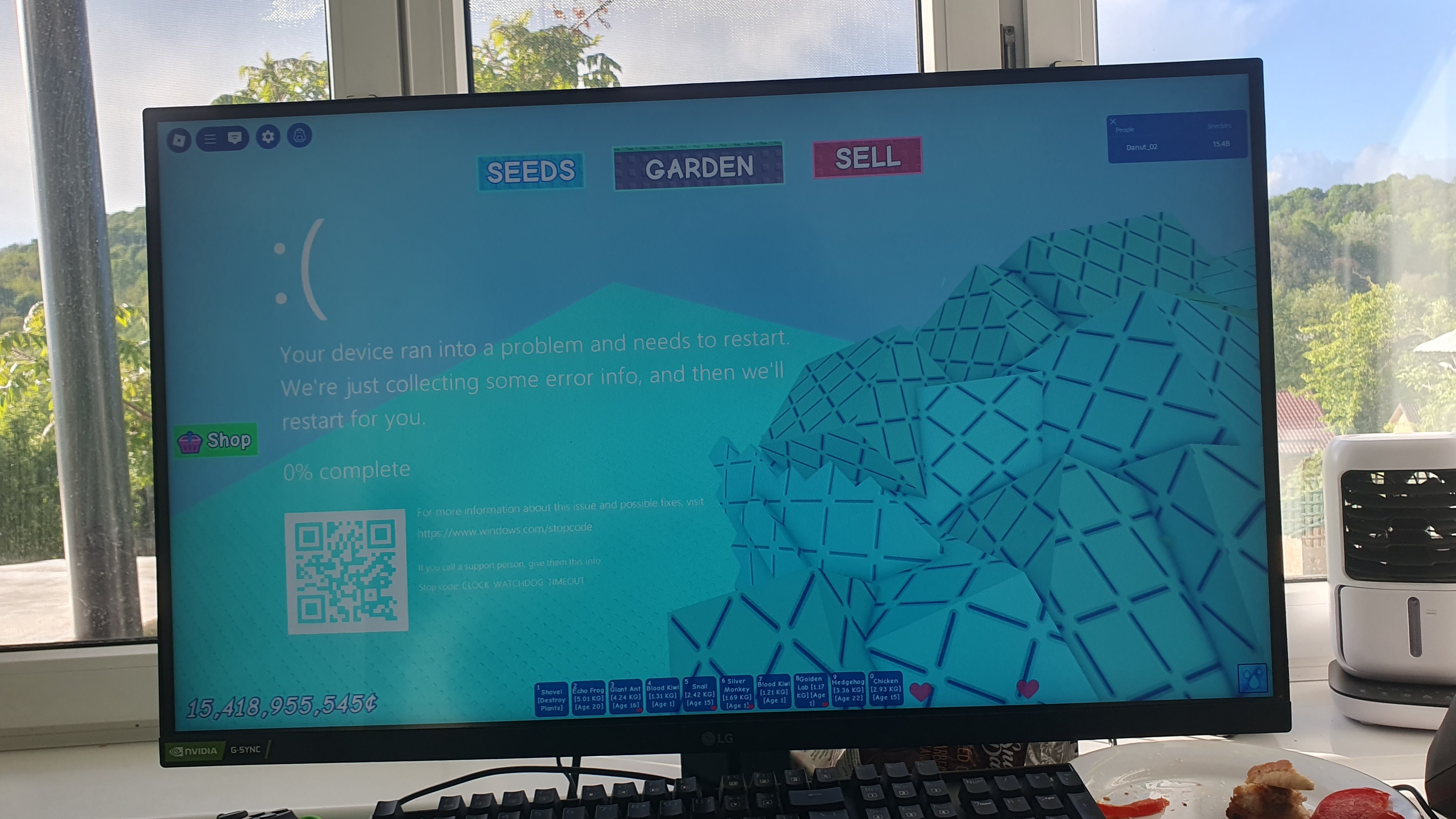 Transparent bluescreen often happening while playng - Microsoft Q&A