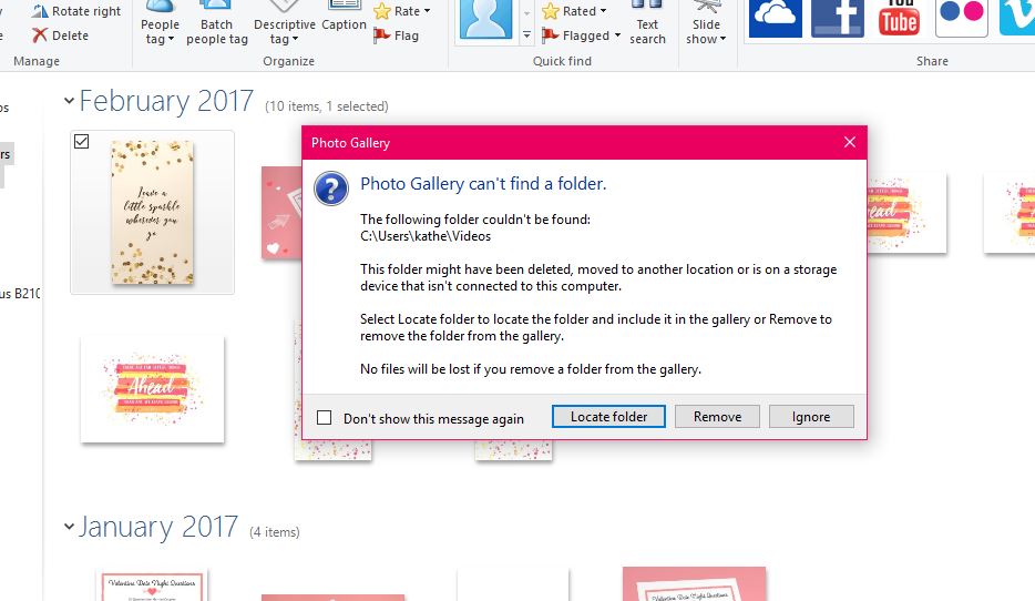 Cannot View Pictures File In Windows Photo Gallery - Microsoft Q&A