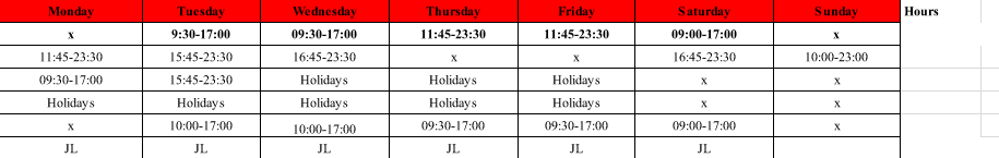 Calculate Total Hours in Weekly Rota - Microsoft Q&A