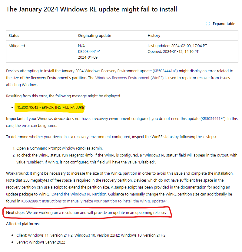 Windows Update - Microsoft Q&A