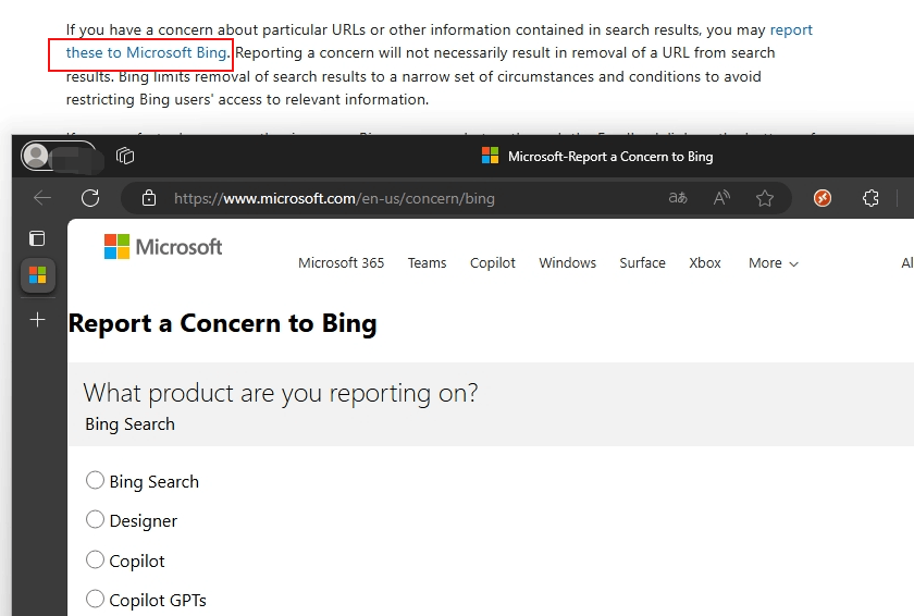Pornographic images showing when a news story is clicked - Microsoft Q&A