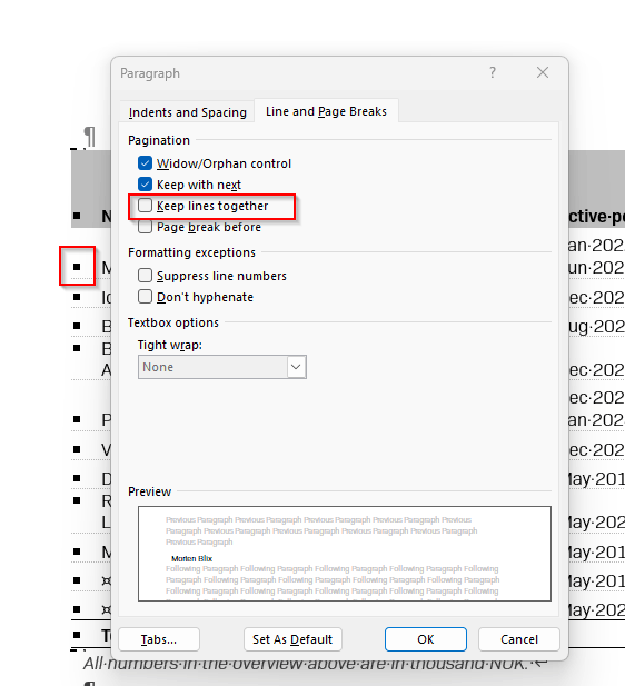Word hidden codes Square - Microsoft Q&A