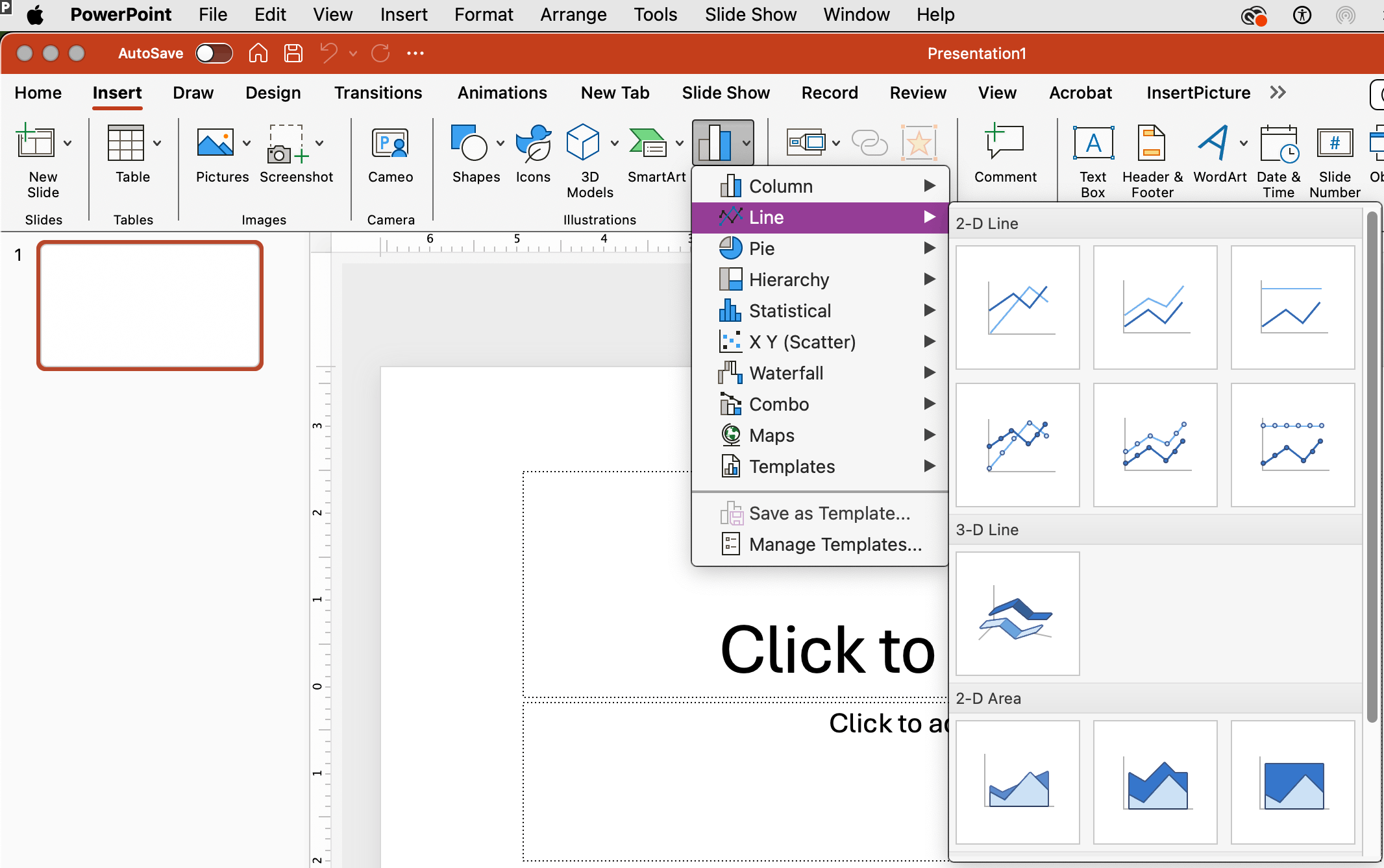 Unable to load PPT chart options in v16.81 for Mac. Get message below ...