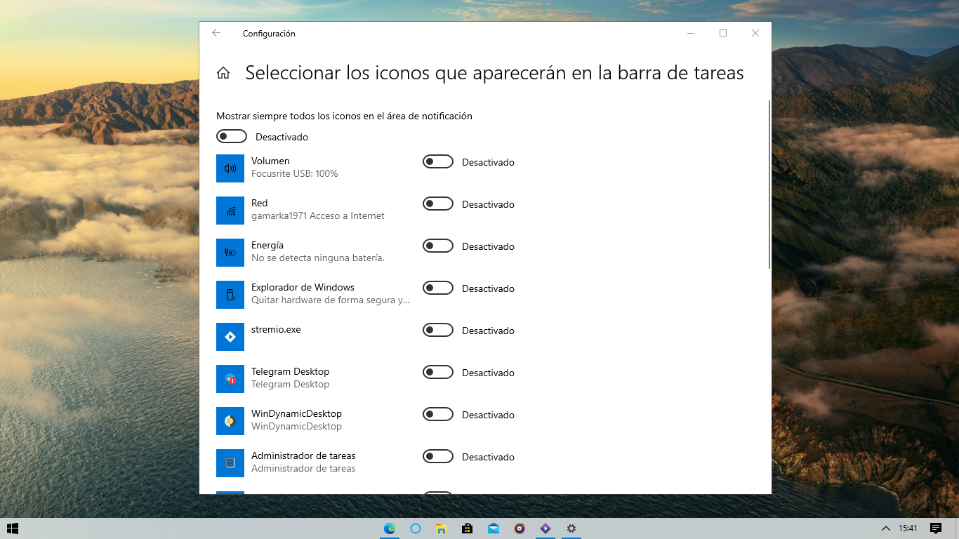 Quitar icono de la barra de tareas - Microsoft Q&A
