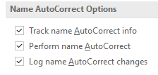 Name Autocorrect not working for me - Microsoft Q&A