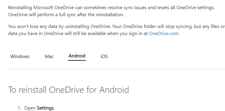 OneDrive Sync Issue - Microsoft Q&A