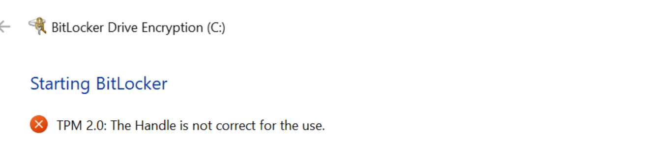 How To Fix BitLocker Error - Microsoft Q&A